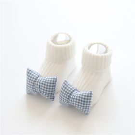 Baby socks (Option: Blue Bow-XS)